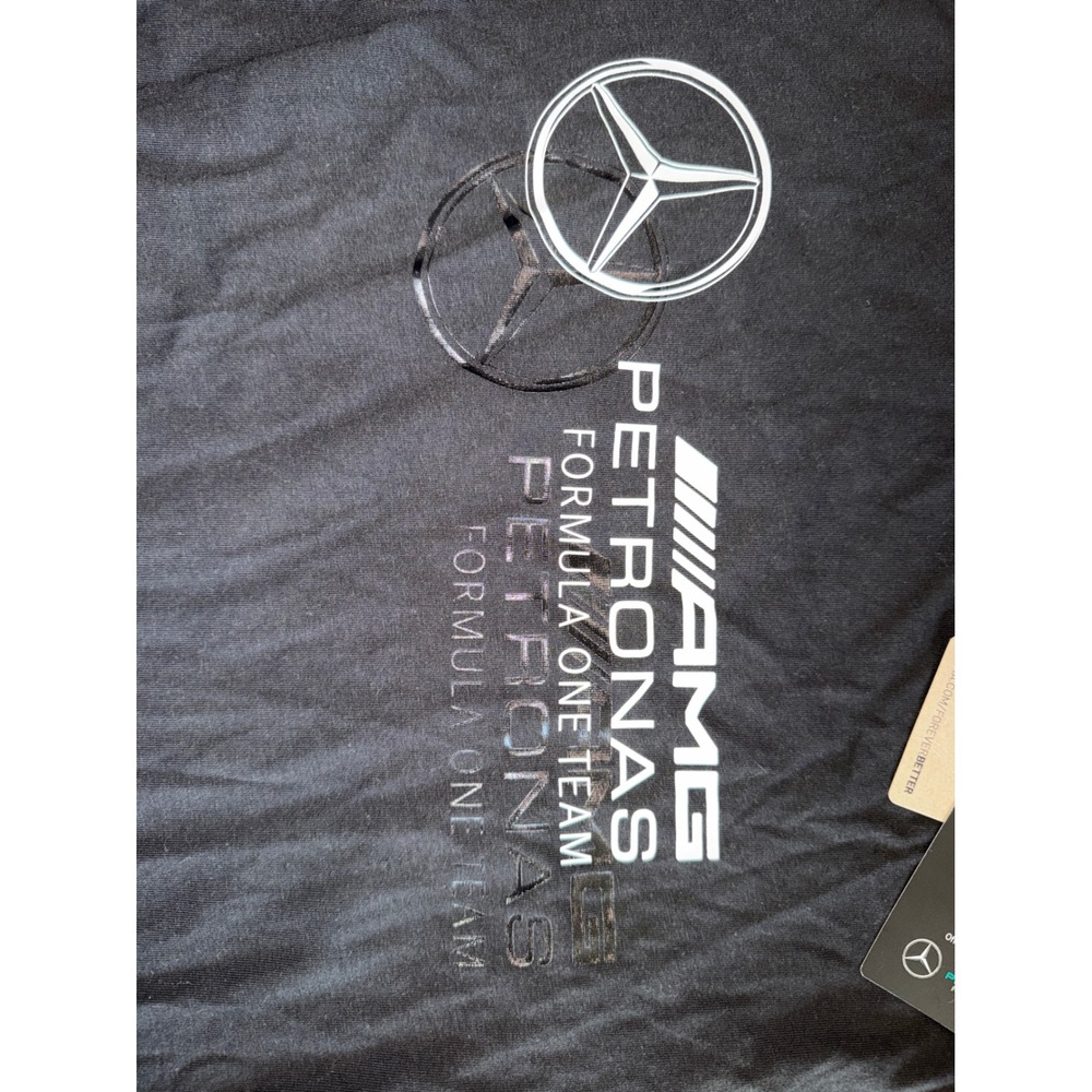 Puma Mercedes AMG Petronas Formula One Team F1 Logo T-Shirt Black XL 538482-01 - Picture 4 of 12